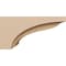 Ekena Millwork 9"W x 18"D x 9"H Wide Helena Rough Cedar Woodgrain TimberThane Corbel, Primed Tan CORUR09X18X09HELRCPR - alternate 5